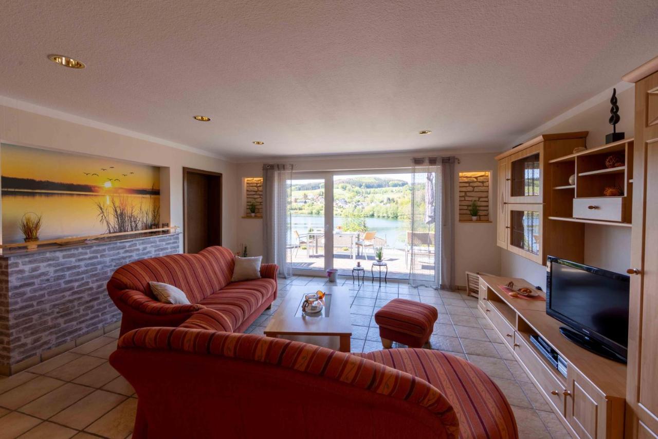 Exklusive Ferienwohnung 'Agger-Blick' Mit Grosser Seeblick-Terrasse & Sauna Gummersbach Buitenkant foto